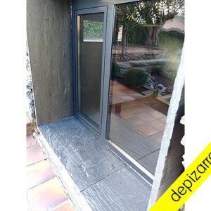 Precio vierteaguas pizarra. Placa de pizarra natural de León para vierteaguas y alféizar.