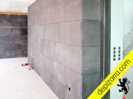 Fachadas de piedra pizarra.