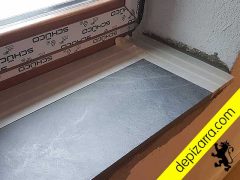 Alfeizar de pizarra para ventanas.