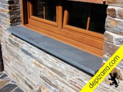 Vierteaguas de piedra.