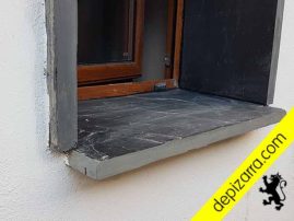 Vierteaguas con goterón.