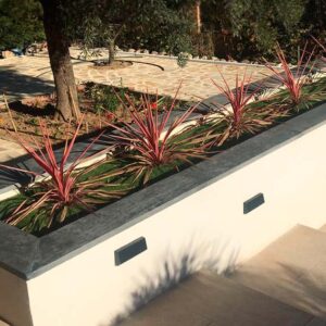 Albardilla de piedra.