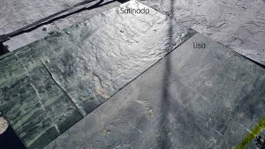 Jardín piedra verde.