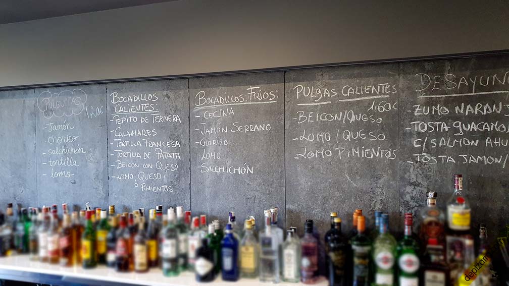 Pizarra gris calibrada.