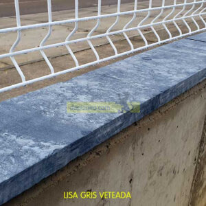 Cubremuros baratos de pizarra. Pizarra lisa gris veteada.